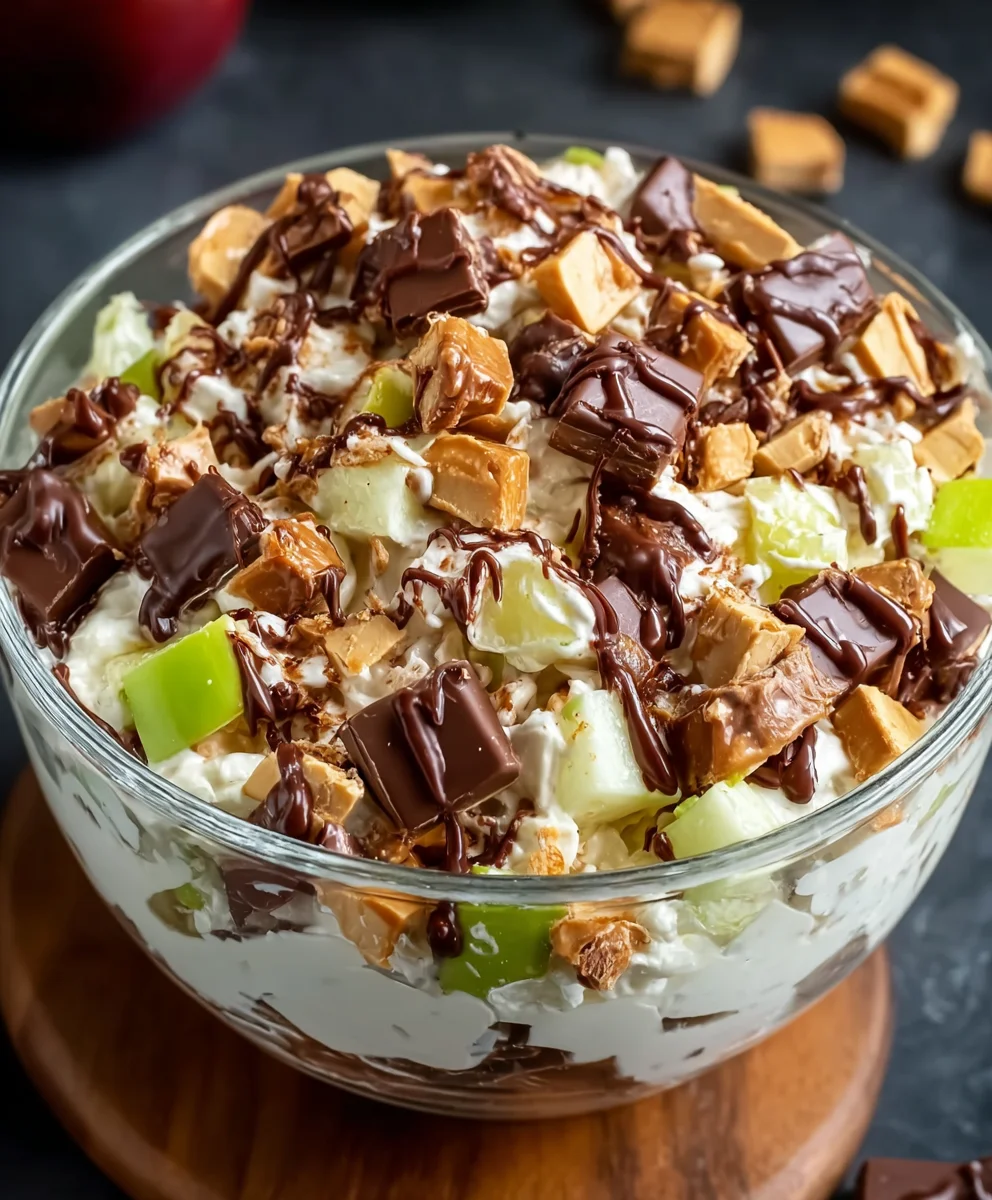 Decadent Snickers Salad Recipe - Easy Dessert Delight