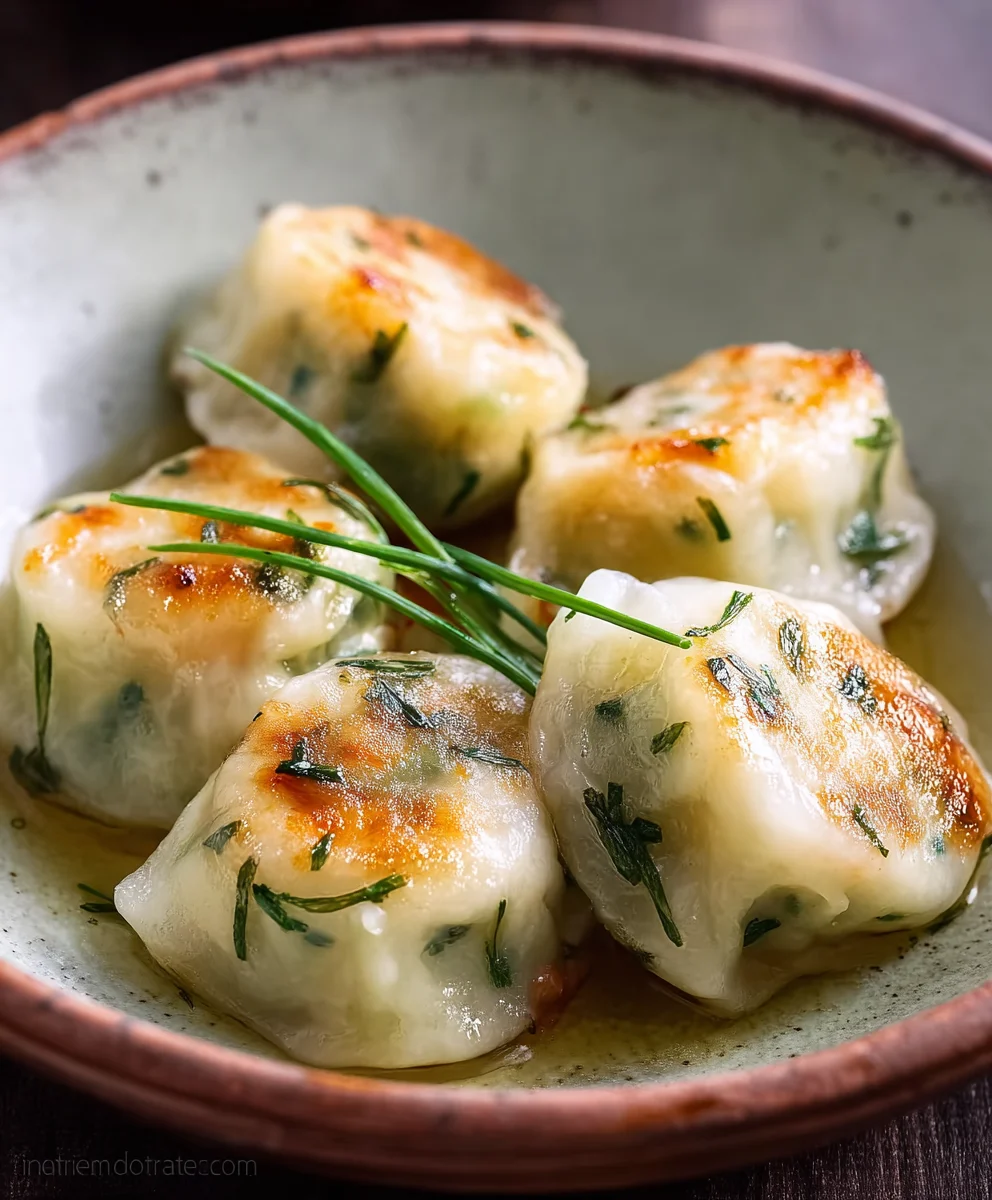Shrimp and Chive Dumplings - Delicious Homemade Recipe