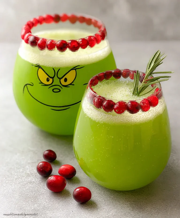 Easy Grinch Punch Recipe – Festive Non-Non-Non-Alcoholic Alternativeic Drink