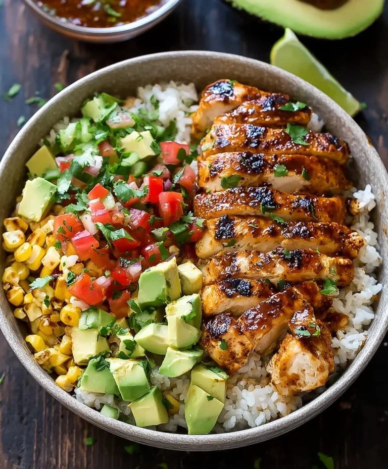 Honey Chipotle Chicken Bowls-Quick & Easy Recipe