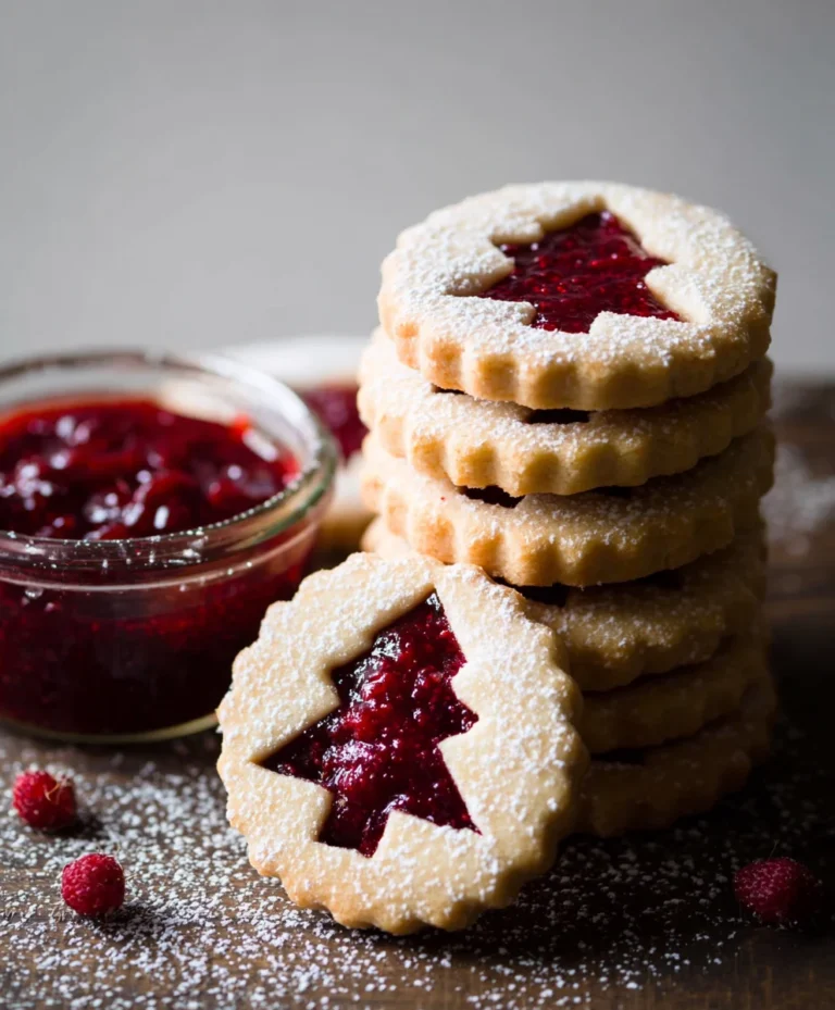Delicious Raspberry Linzer Cookies Recipe-Festive Treat