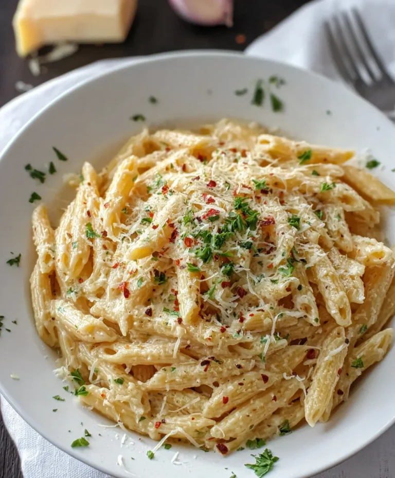 Creamy Garlic Pasta Recipe-Quick Minute Meal