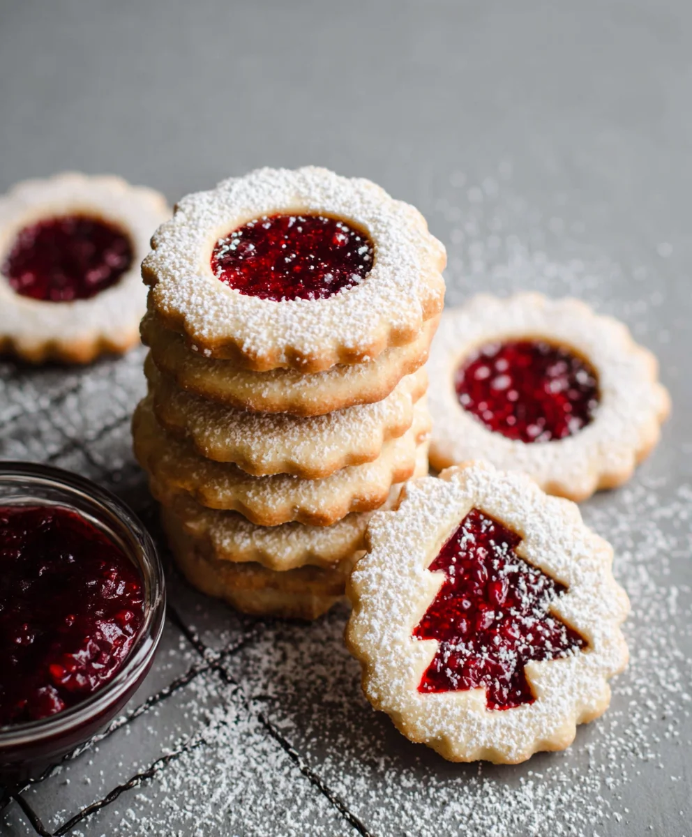Delicious Raspberry Linzer Cookies Recipe-Festive Treat