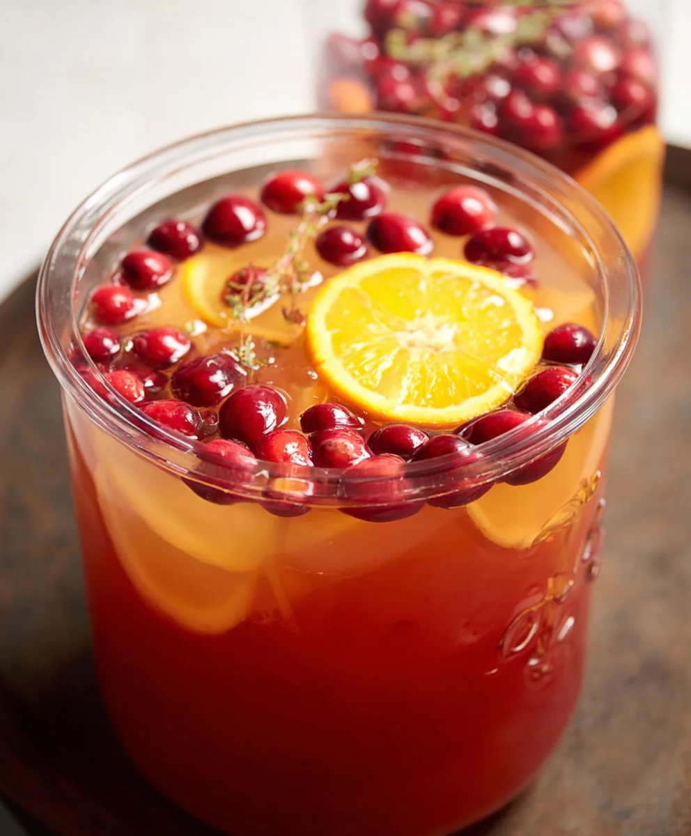 Festive Non-Non-Non-Alcoholic Alternativeic Holiday Punch-Easy Party Drink