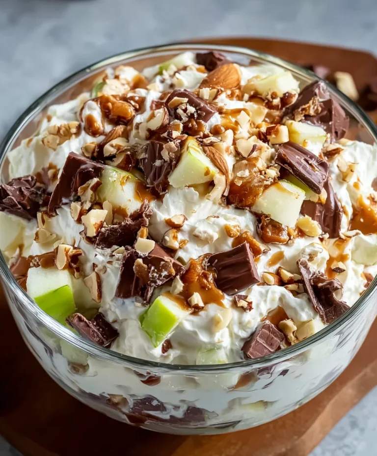 Decadent Snickers Salad Recipe – Easy Dessert Delight