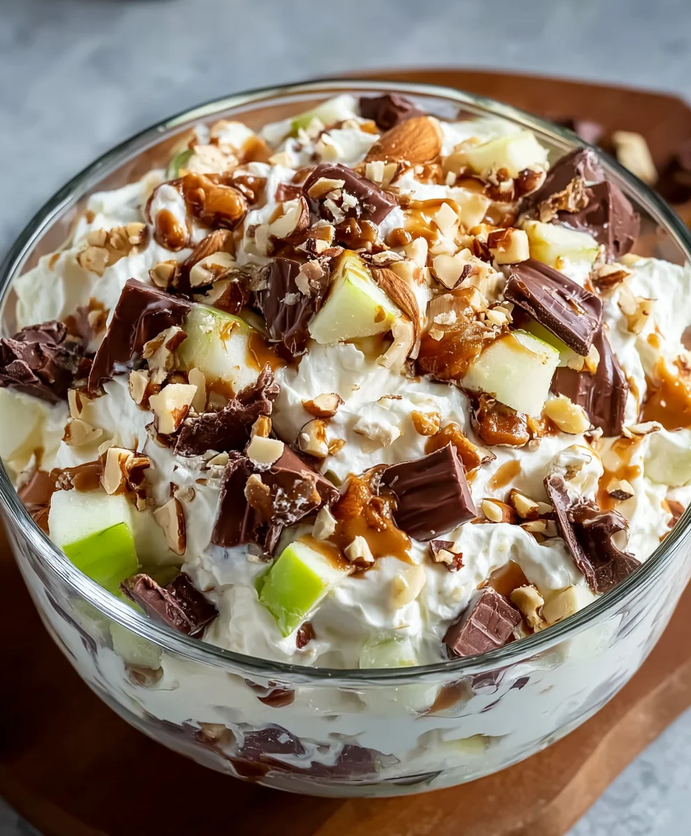 Decadent Snickers Salad Recipe - Easy Dessert Delight