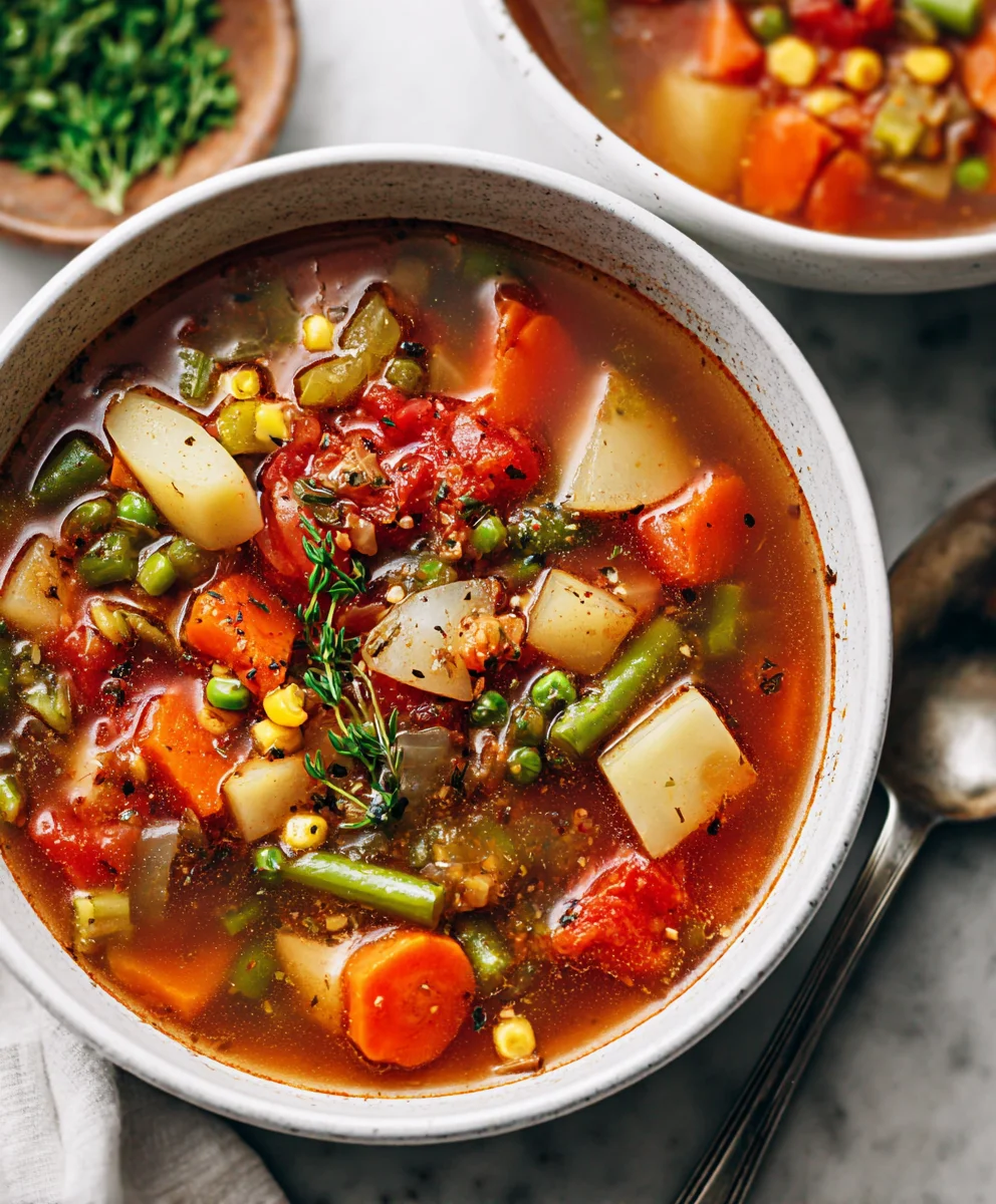 Easy Vegetable Soup Recipe - Hearty & Delicious Comfort Food