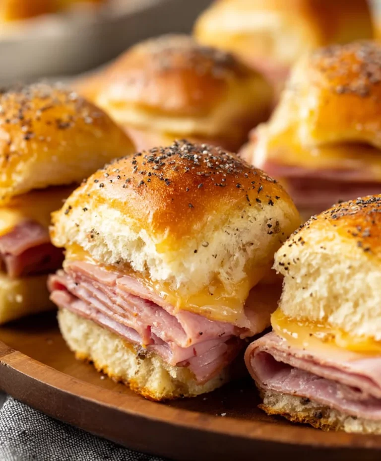 Beef Beef Ham and Cheese Sliders-Ultimate Party Appetizer