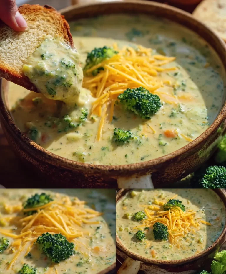 Quick Broccoli Cheddar Soup Easy Recipe
