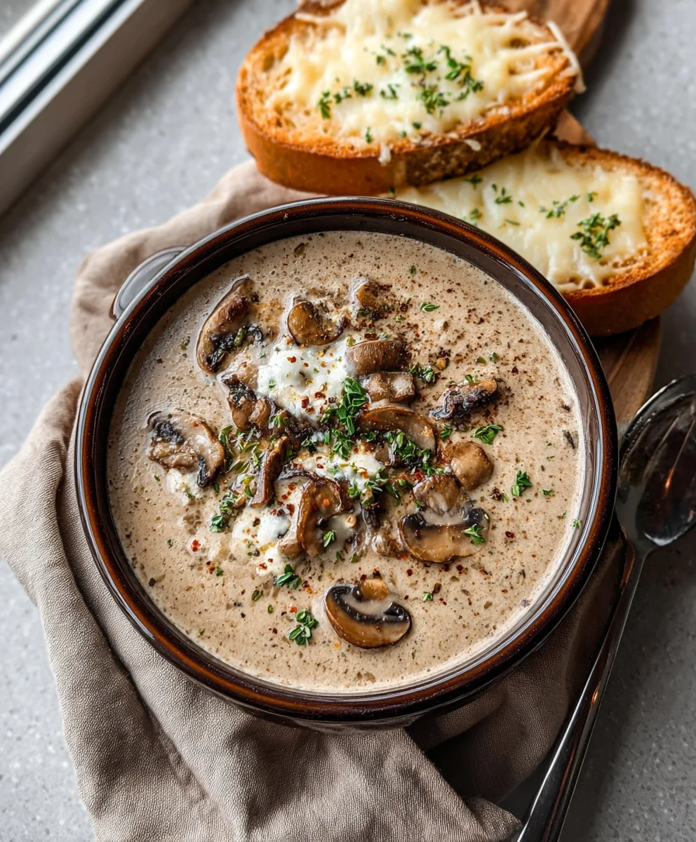 Creamy Mushroom Soup - Rich & Delicious Recipe