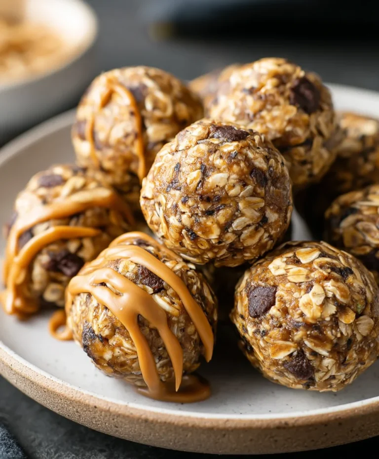 Easy Peanut Butter Energy Balls-No-Bake Treat