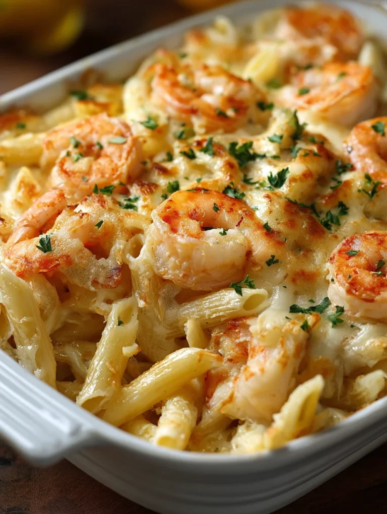 Easy Shrimp Scampi Pasta Bake Recipe