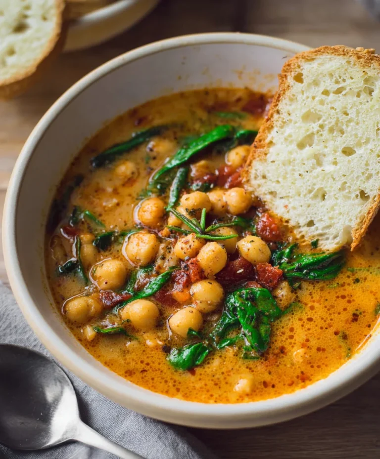 Tuscan Garbanzo Bean Soup – Hearty & Delicious Recipe