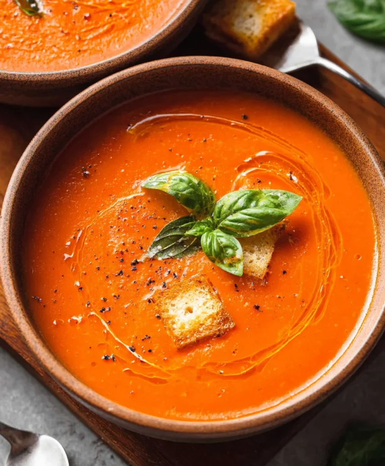Best Homemade Tomato Soup Simple & Delicious Recipe