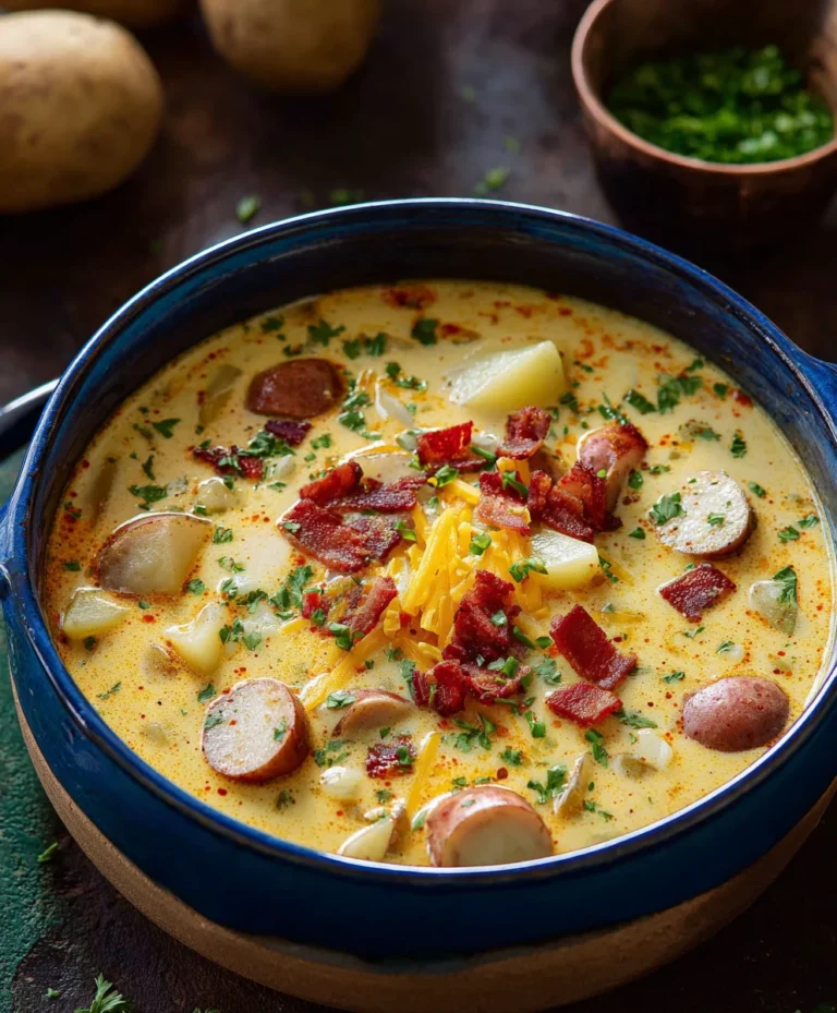 Spicy Cajun Potato Soup – Creamy & Delicious