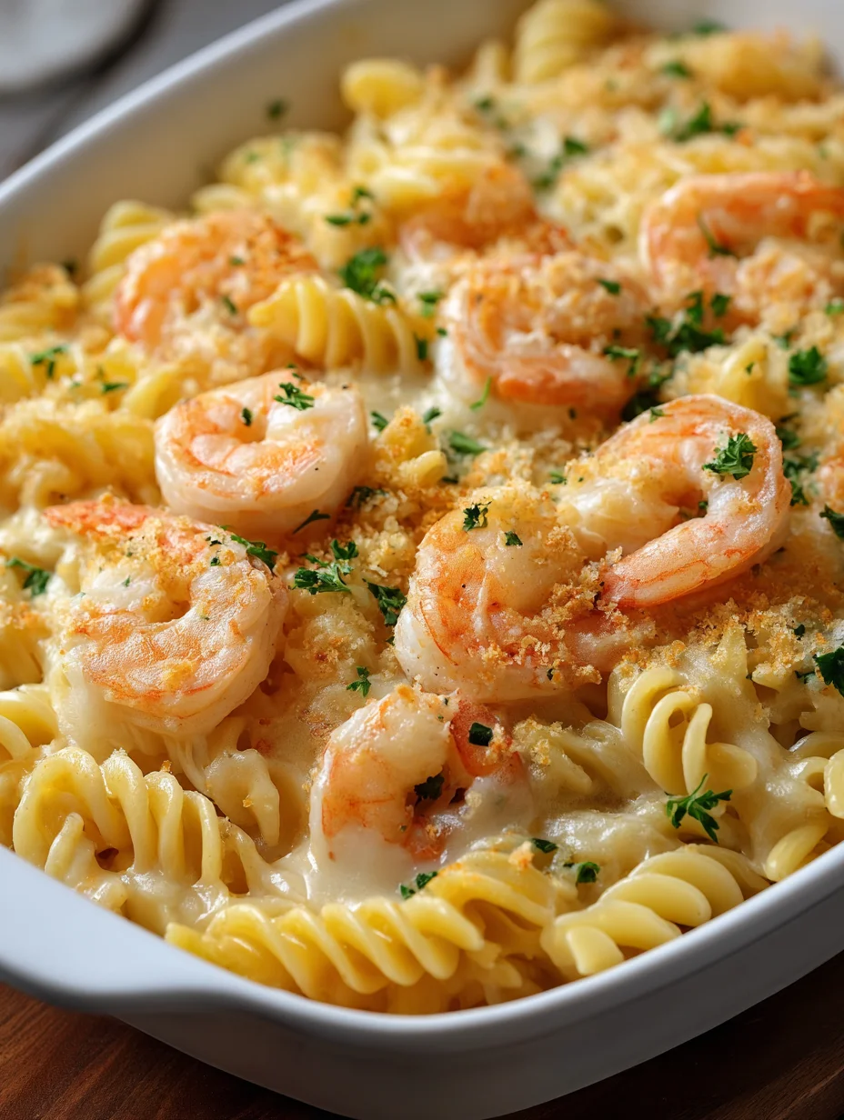 Easy Shrimp Scampi Pasta Bake Recipe