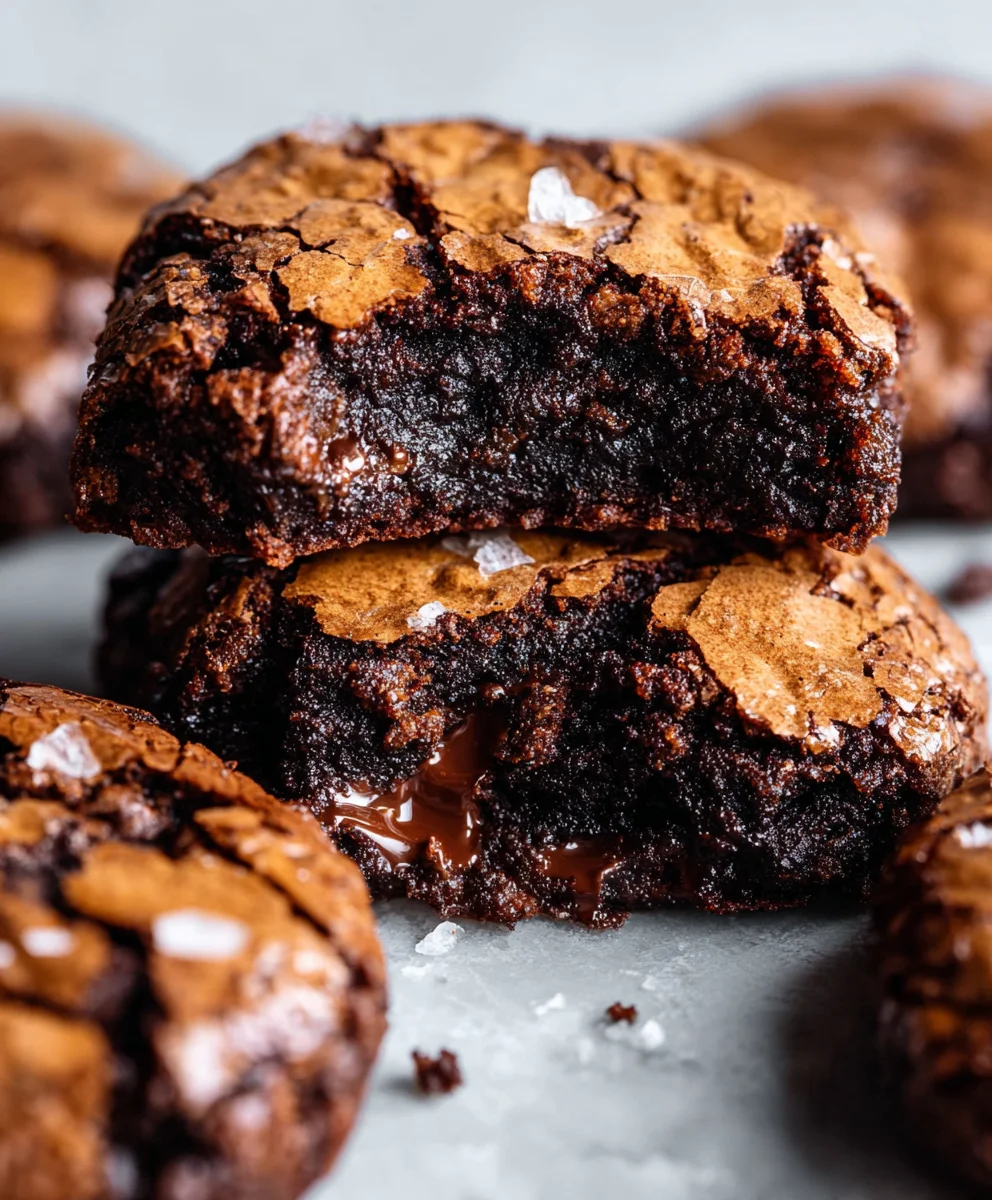 Fudgy Chewy Brookies-Best Chocolate Brownie Cookies