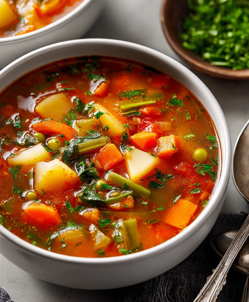 Easy Vegetable Soup Recipe - Hearty & Delicious Comfort Food