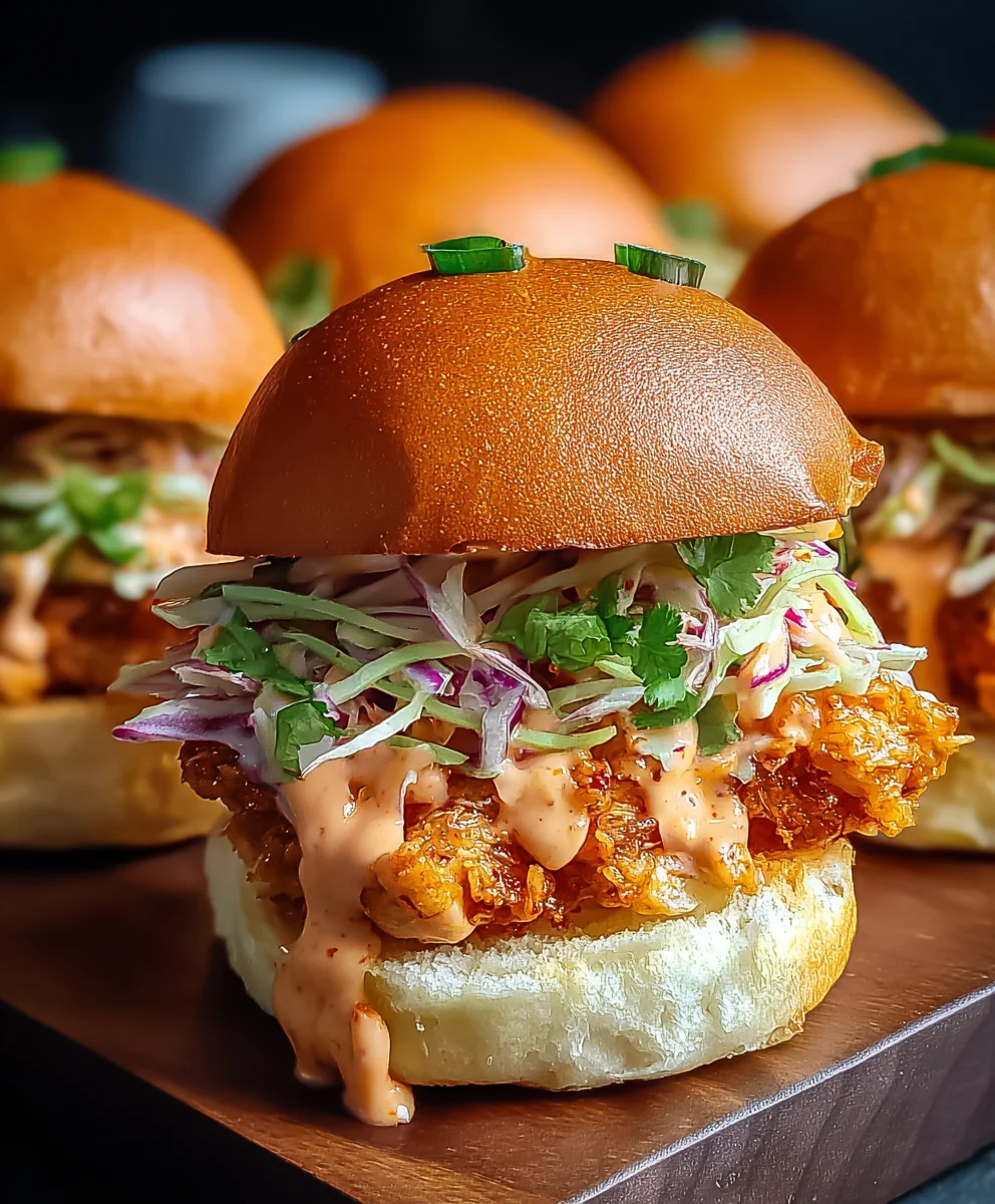 Easy Bang Bang Chicken Sliders - Quick & Delicious