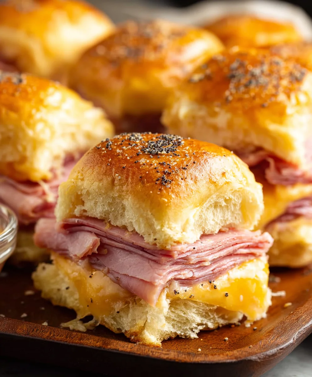 Beef Beef Ham and Cheese Sliders-Ultimate Party Appetizer