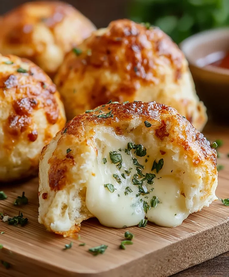 Gooey Mozzarella Biscuit Bombs – Easy Appetizer