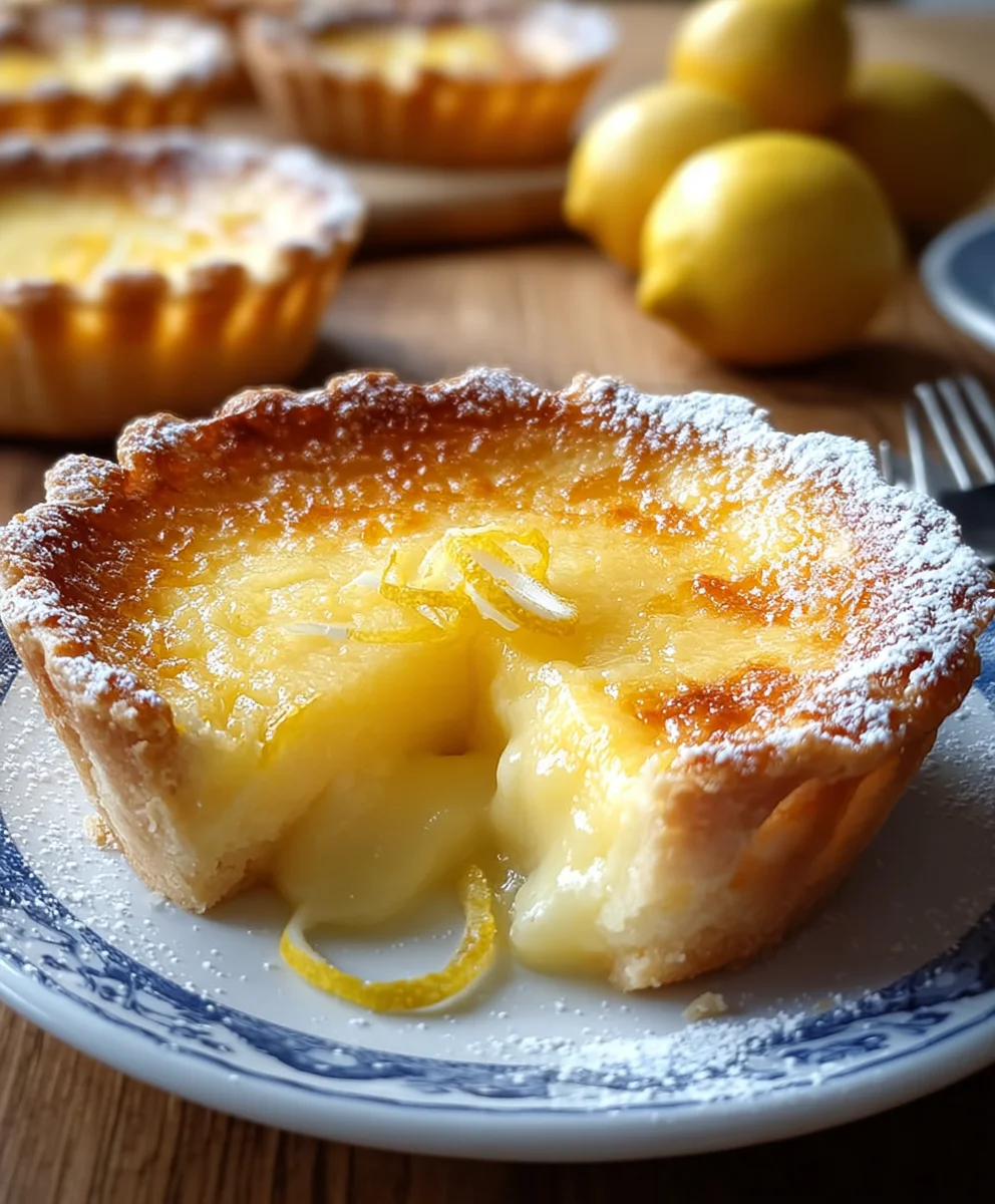 Baby Lemon Impossible Pies- Delicious & Easy Dessert