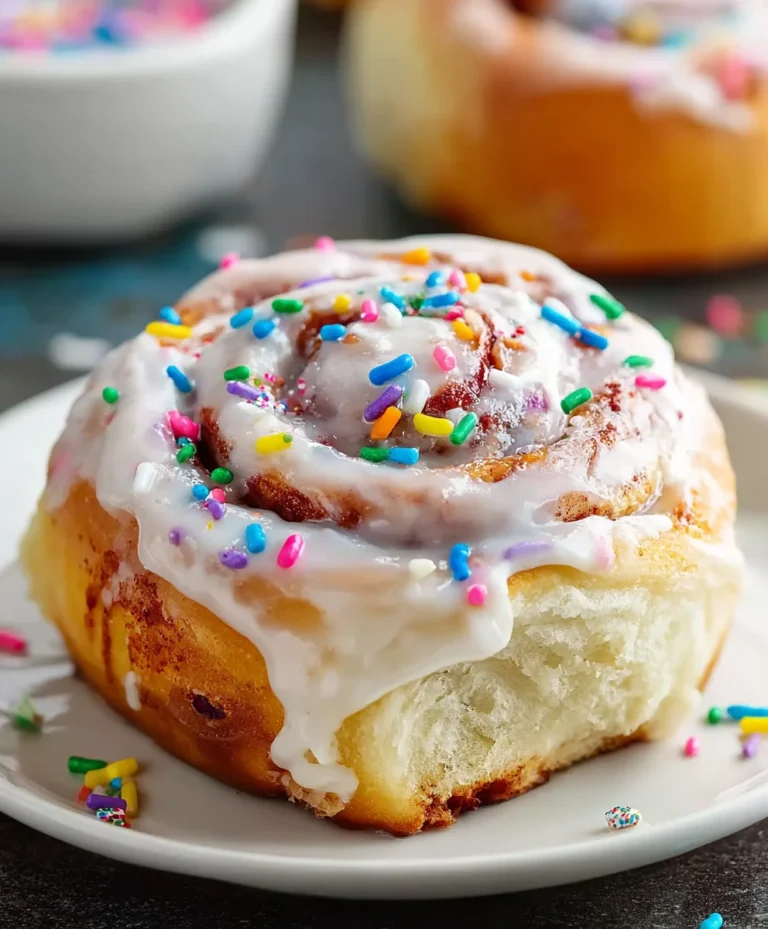 Funfetti Cinnamon Rolls-Sweet Homemade Treat