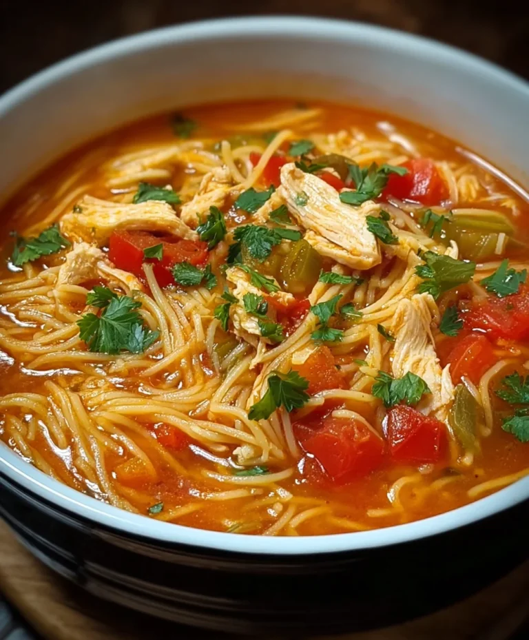 Easy Chicken Sopa de Fideo-Hearty Comfort Soup