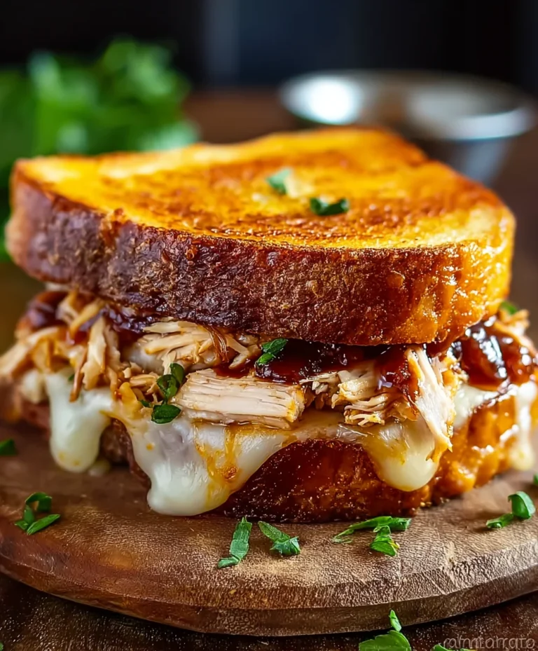 BBQ Chicken Grilled Cheese Recipe-Ultimate Comfort Food