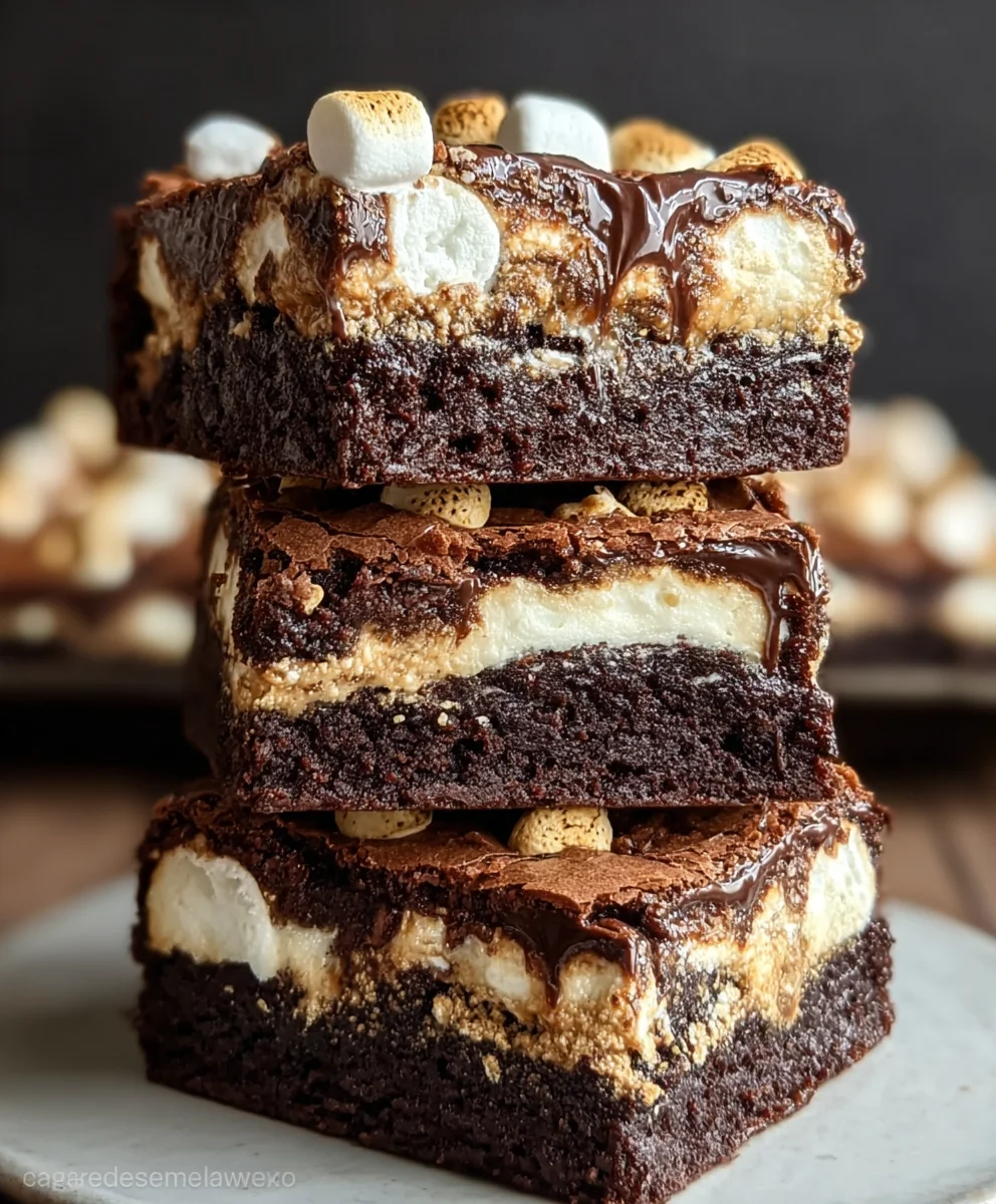 Gooey S'mores Brownies - Ultimate Chocolate Marshmallow Treat