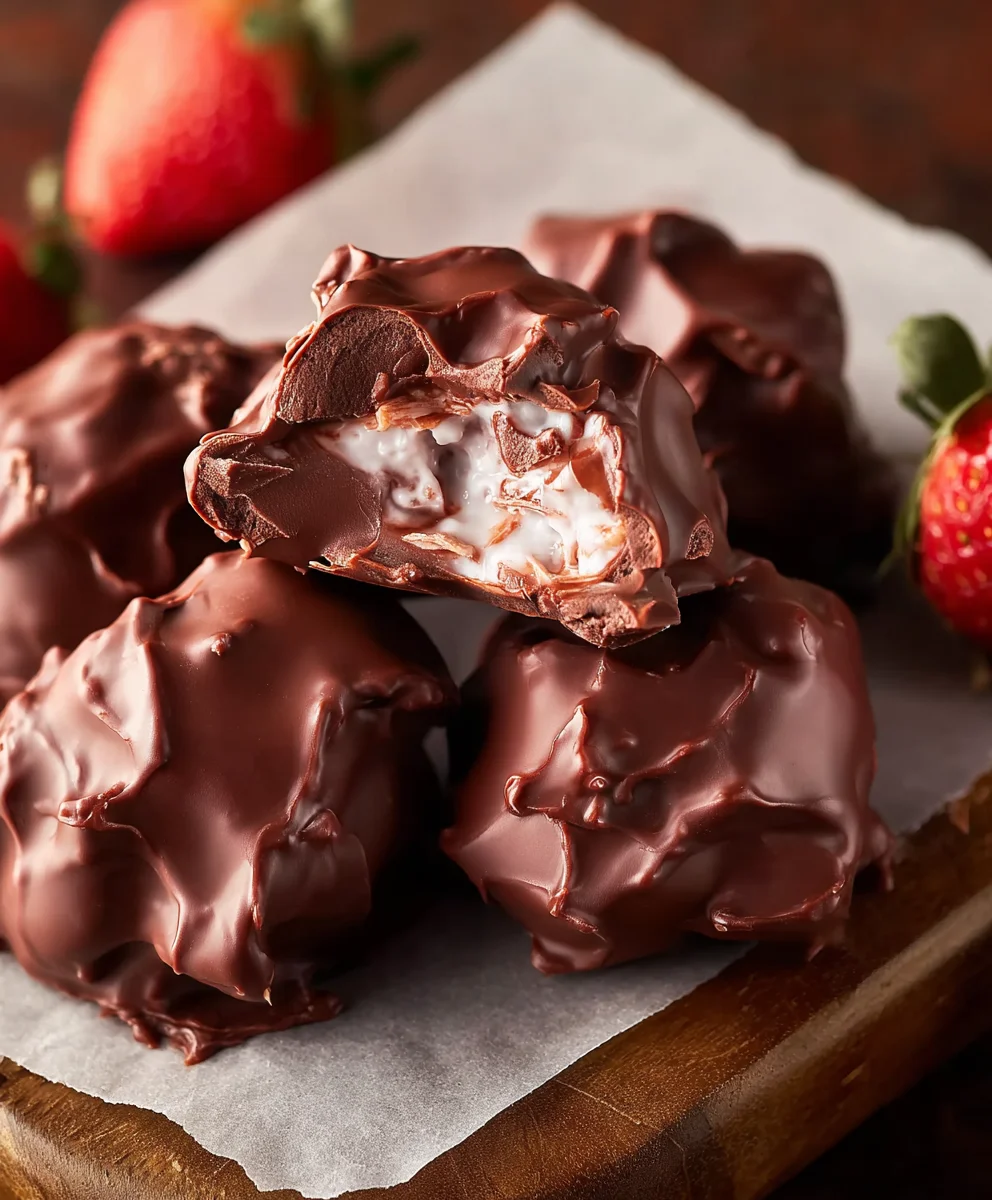 Easy Frozen Chocolate Yogurt Clusters - Quick Snack