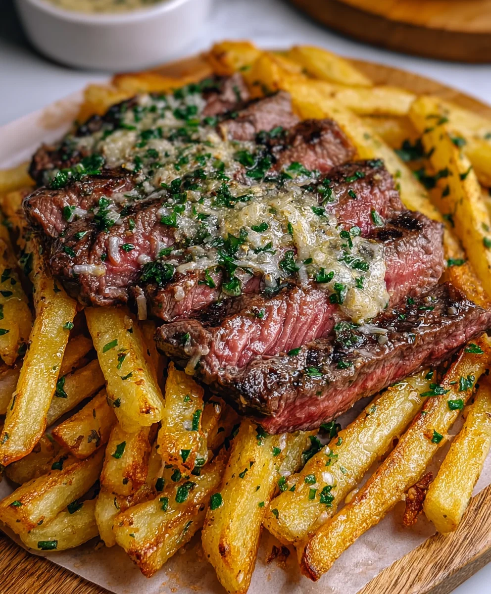 Garlic Parmesan Beef Fries-Easy Steak Night Side
