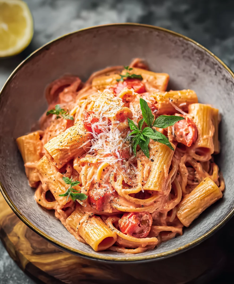 Easy Pink Sauce Pasta-Quick & Creamy Dinner Recipe