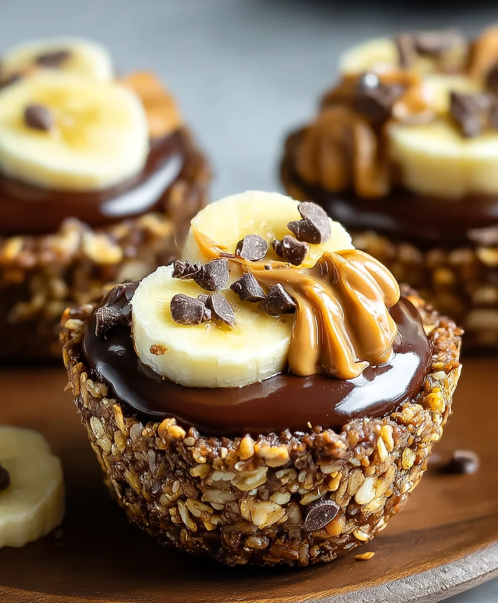 Chocolate Peanut Butter Granola Cups-Easy Recipe