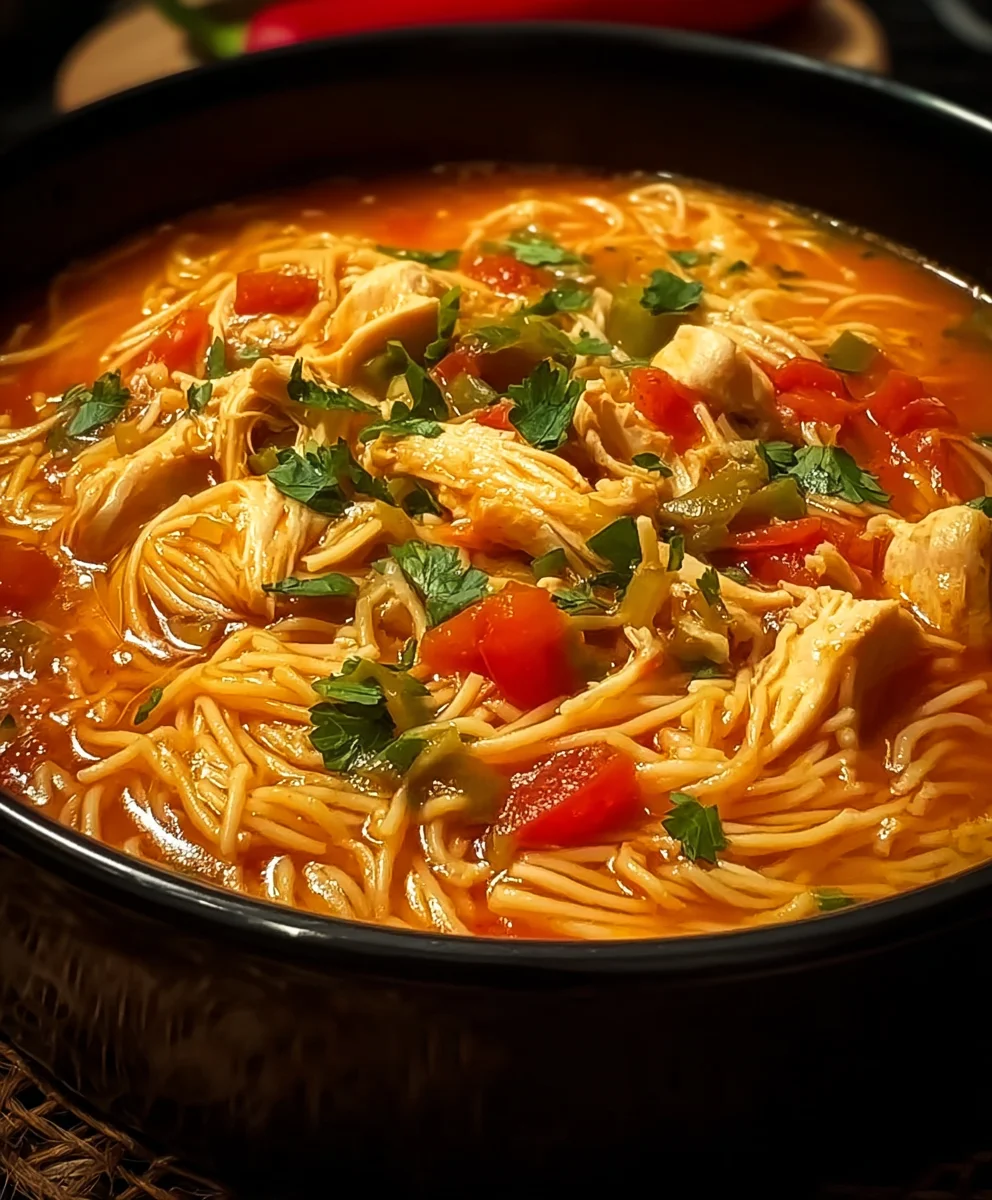 Easy Chicken Sopa de Fideo-Hearty Comfort Soup