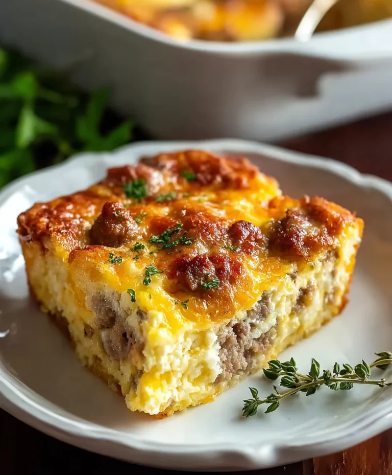 Easy Beef and Egg Casserole-Quick Breakfast Meal