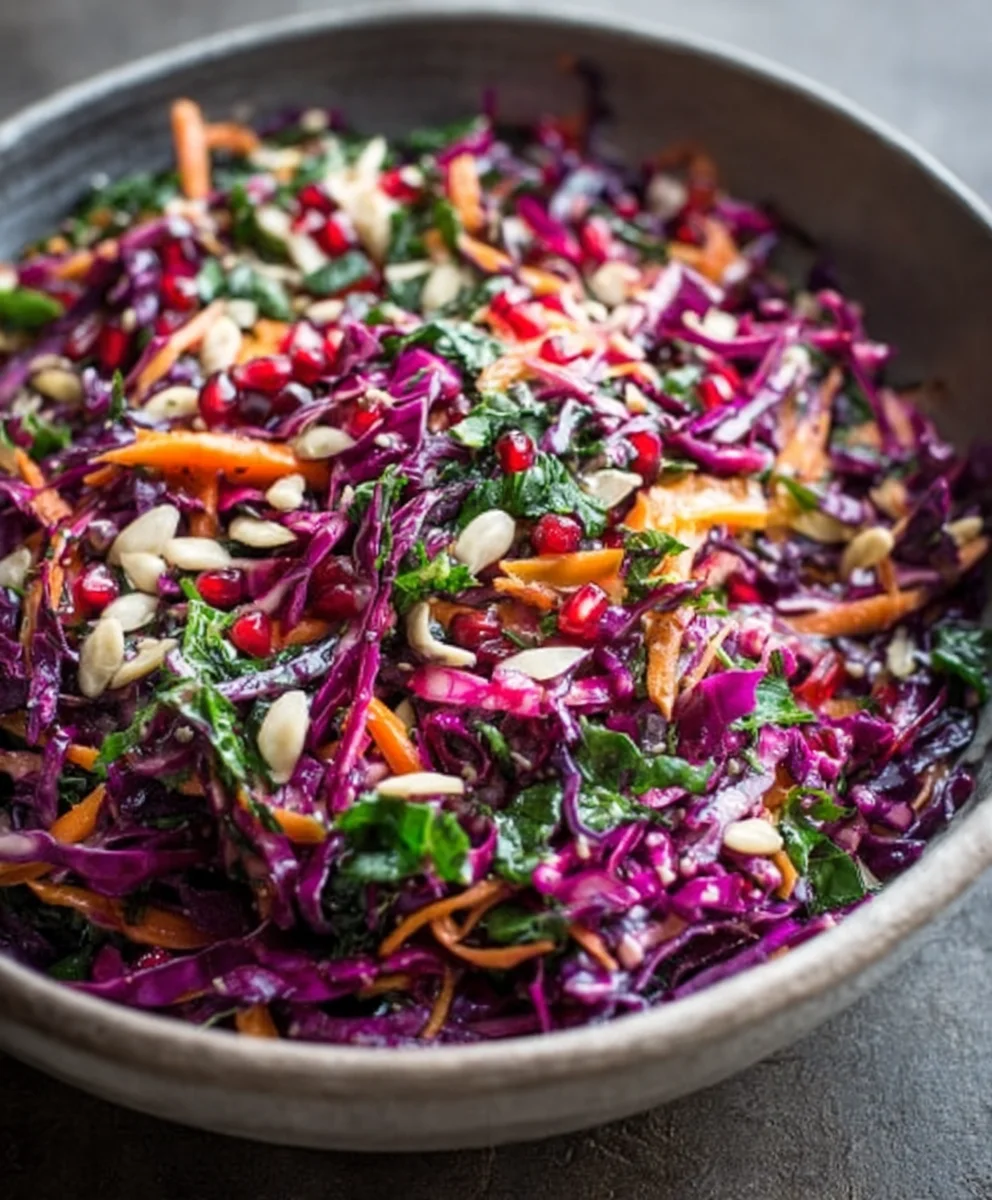Hearty Winter Veggie Coleslaw-Quick Delicious Side
