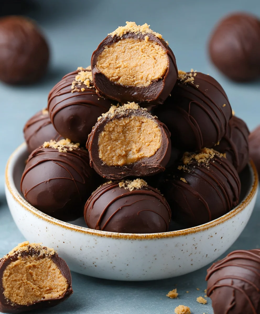 Easy Peanut Butter Balls Recipe No Bake