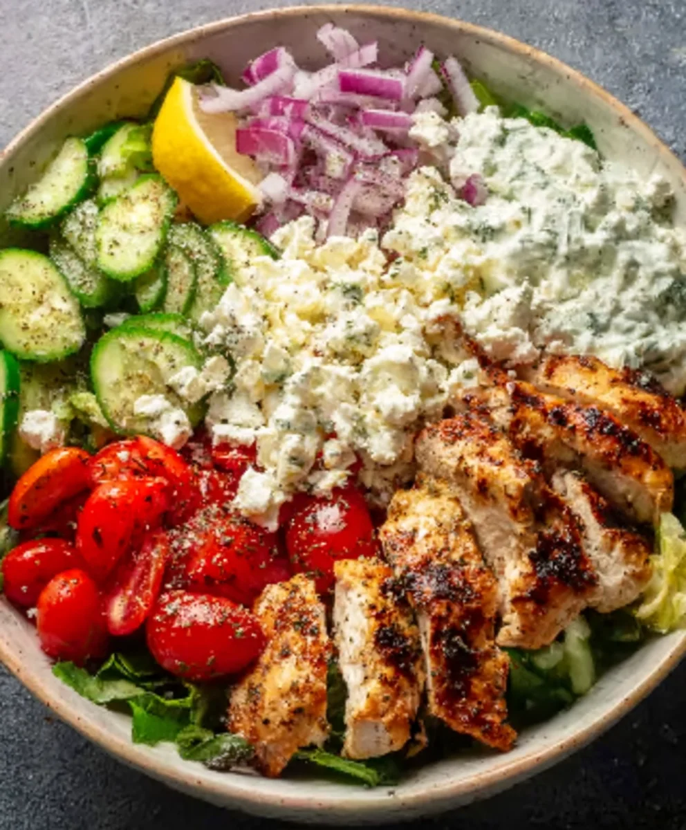 Easy Greek Chicken Bowls - Fresh & Flavorful Recipe