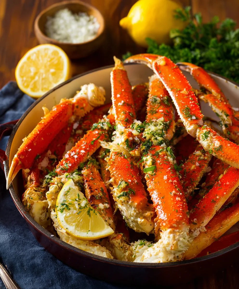Garlic Butter Crab Legs- Delicious & Easy Recipe
