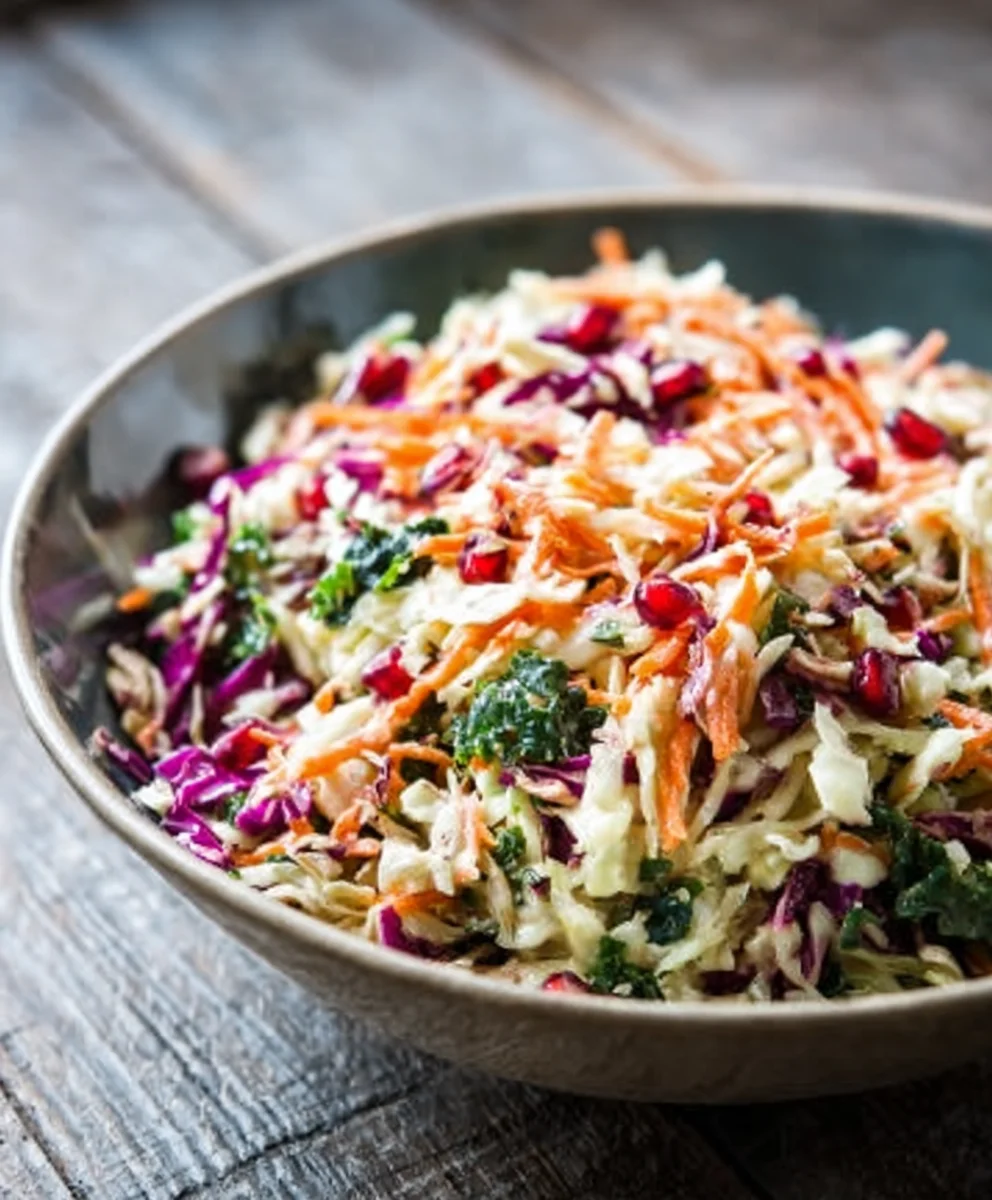 Hearty Winter Veggie Coleslaw-Quick Delicious Side