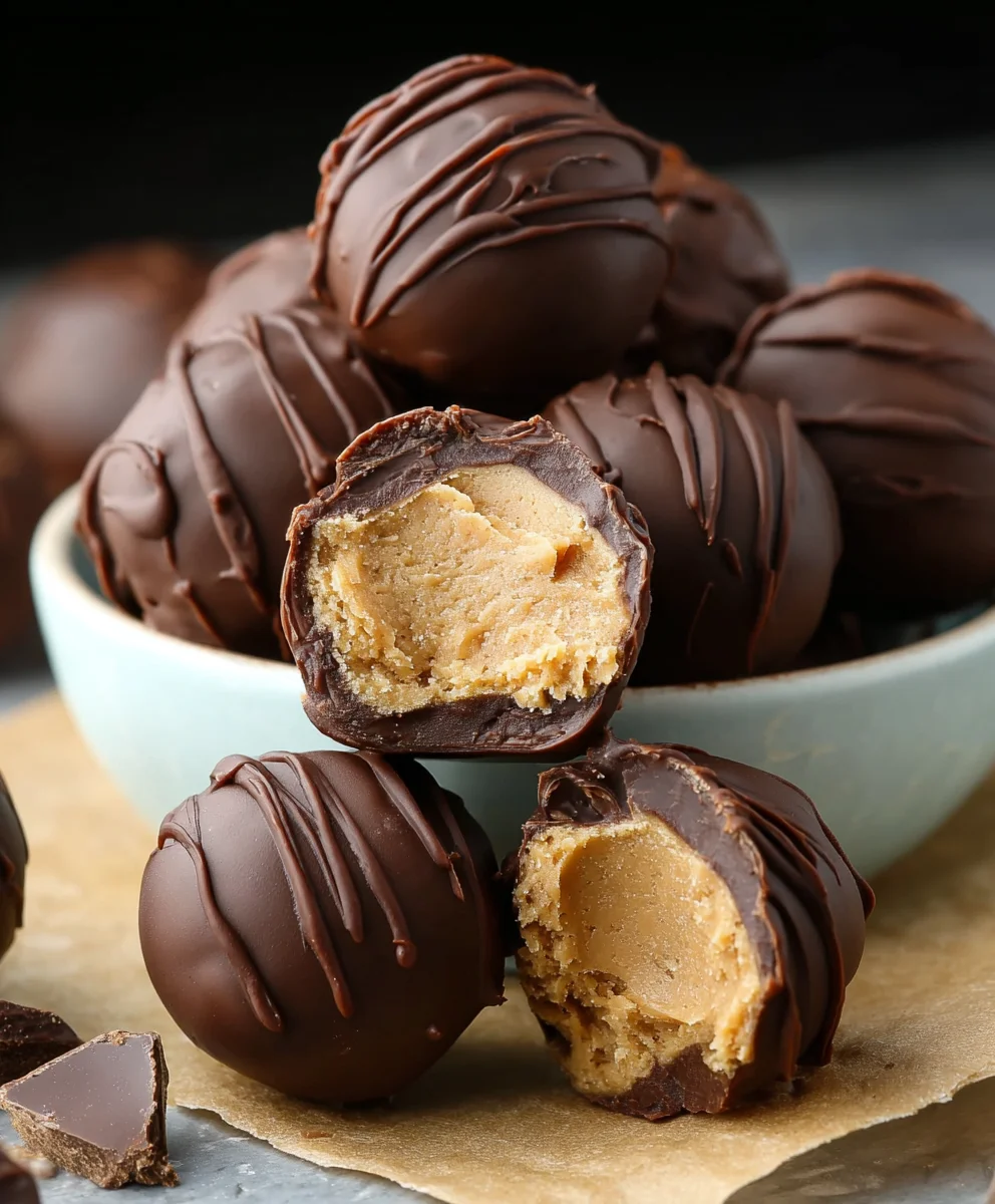 Easy Peanut Butter Balls Recipe No Bake