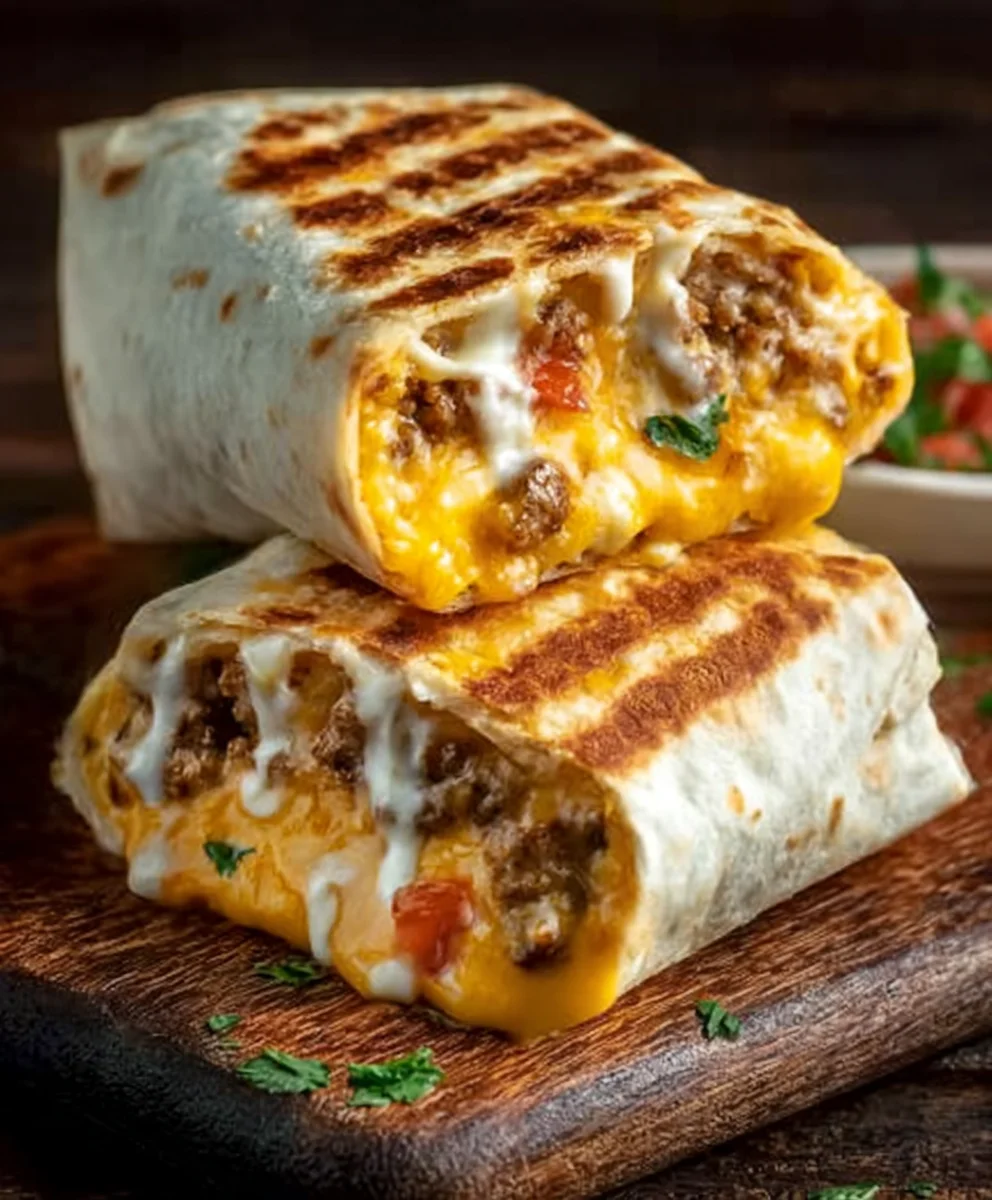 Ultimate Grilled Cheese Burrito - Easy Recipe