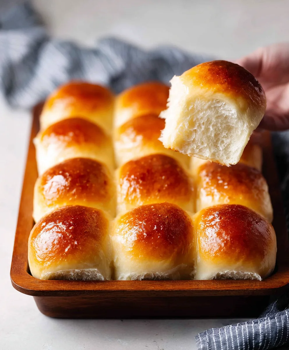 Easy Homemade Dinner Rolls-Soft & Fluffy Bread