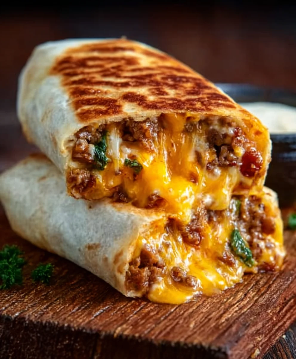 Grilled Cheese Burrito-Ultimate Cheesy Comfort Food