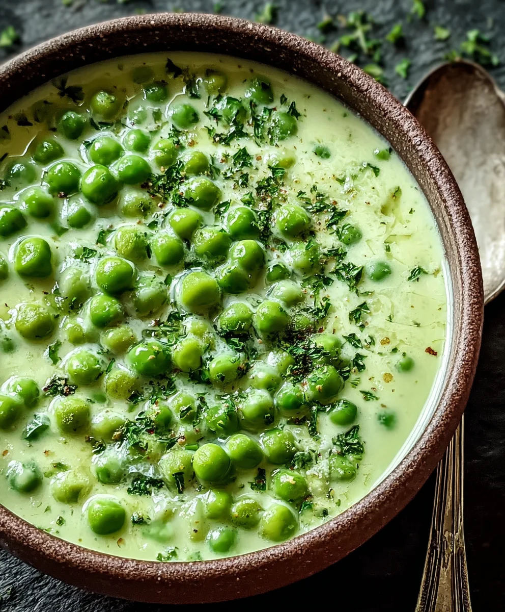 Creamy Sweet Peas - Delicious Side Dish Perfection