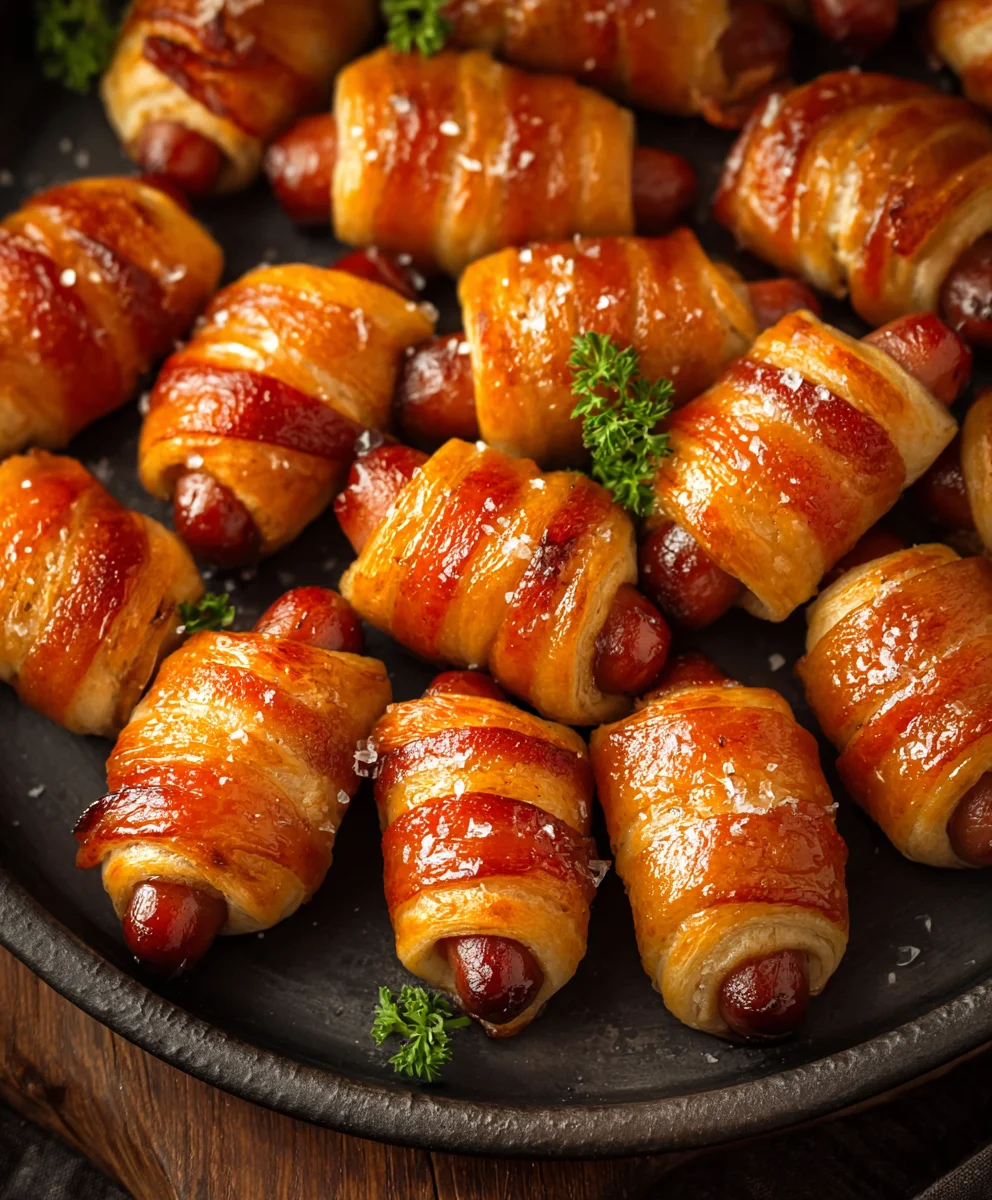 Sweet & Savory Glazed Beef in a Blanket Recipe