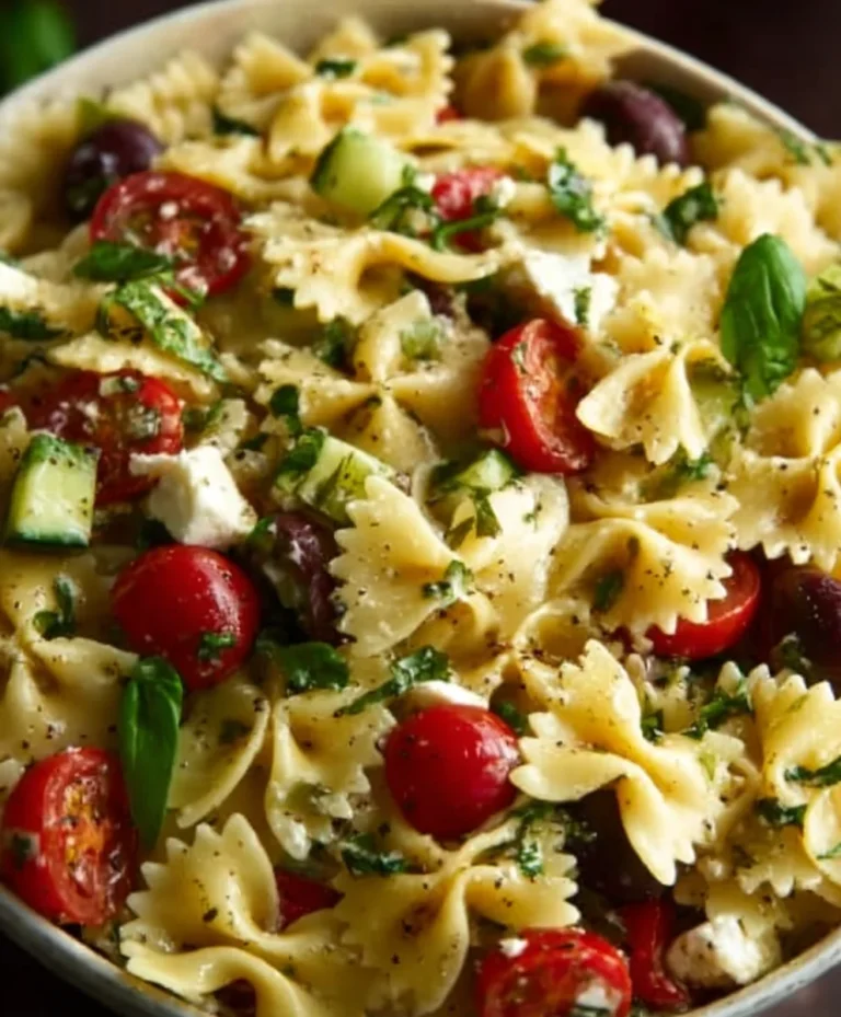Easy Bow Tie Pasta Salad Recipe- Crowd Pleaser