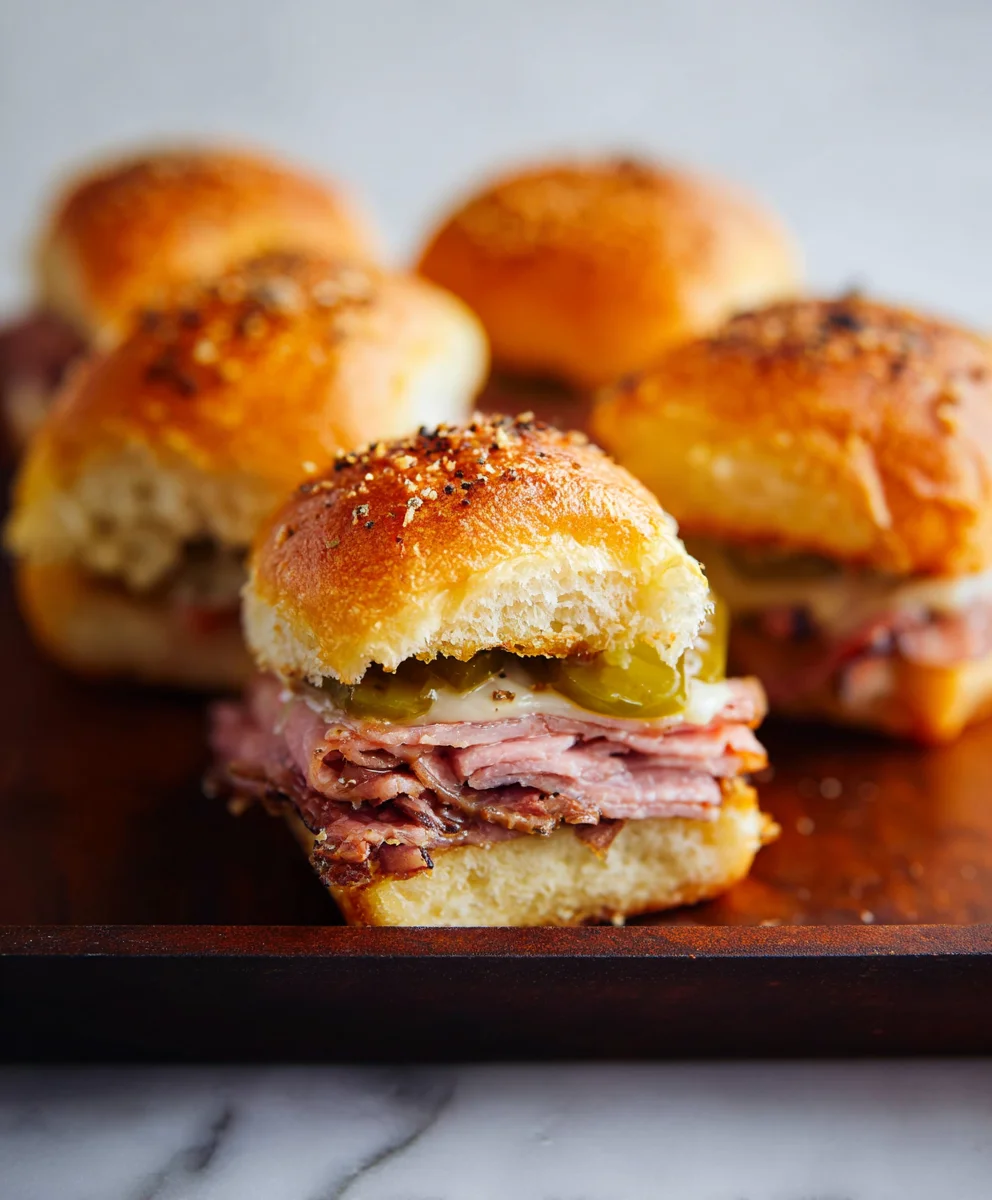 Easy Beef Cuban Sliders- Flavorful & Quick Bite