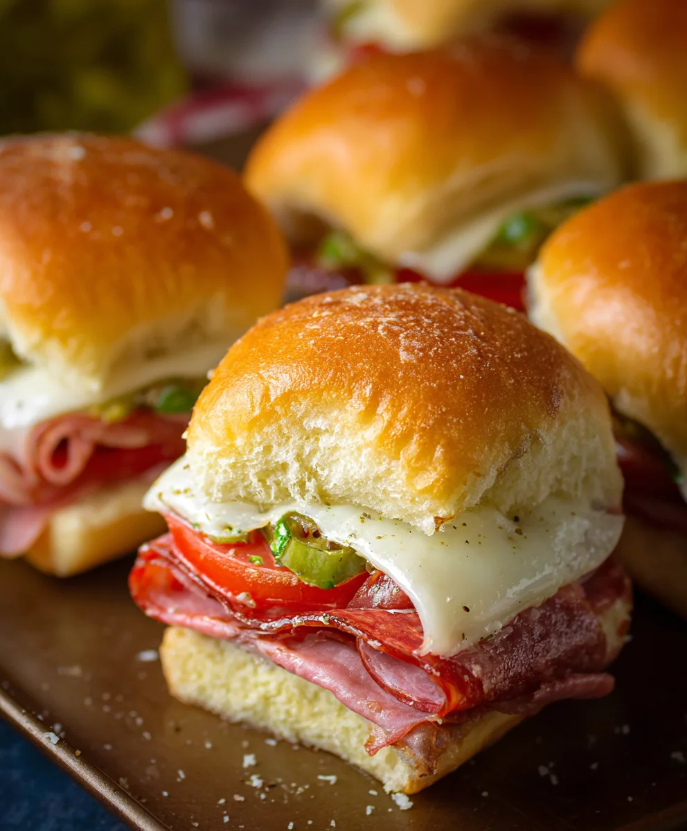Spicy Beef Sub Sliders-Easy Party Appetizer